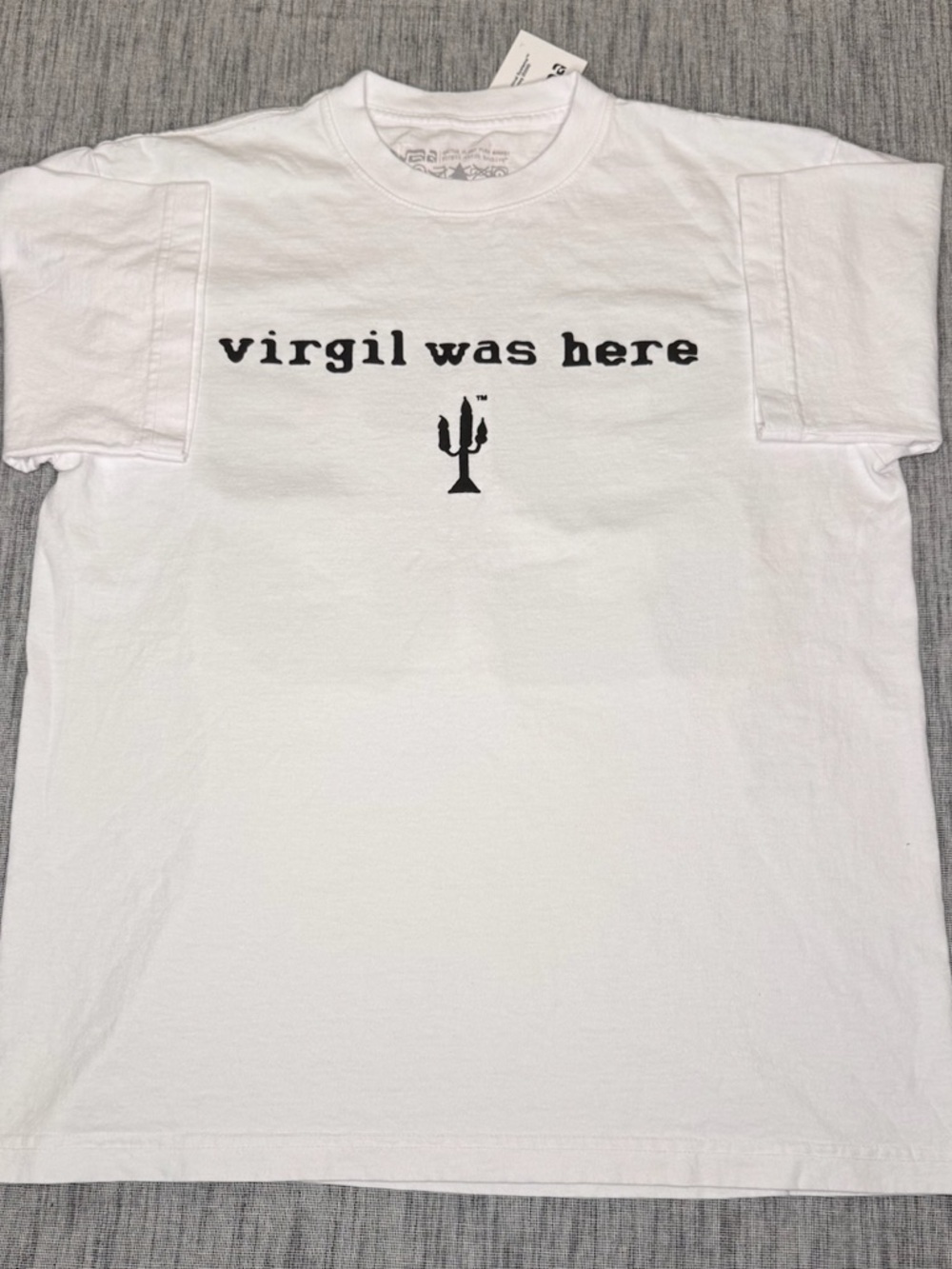 Cactus Plant Flea Market White 'virgil was here' Graphic Tee